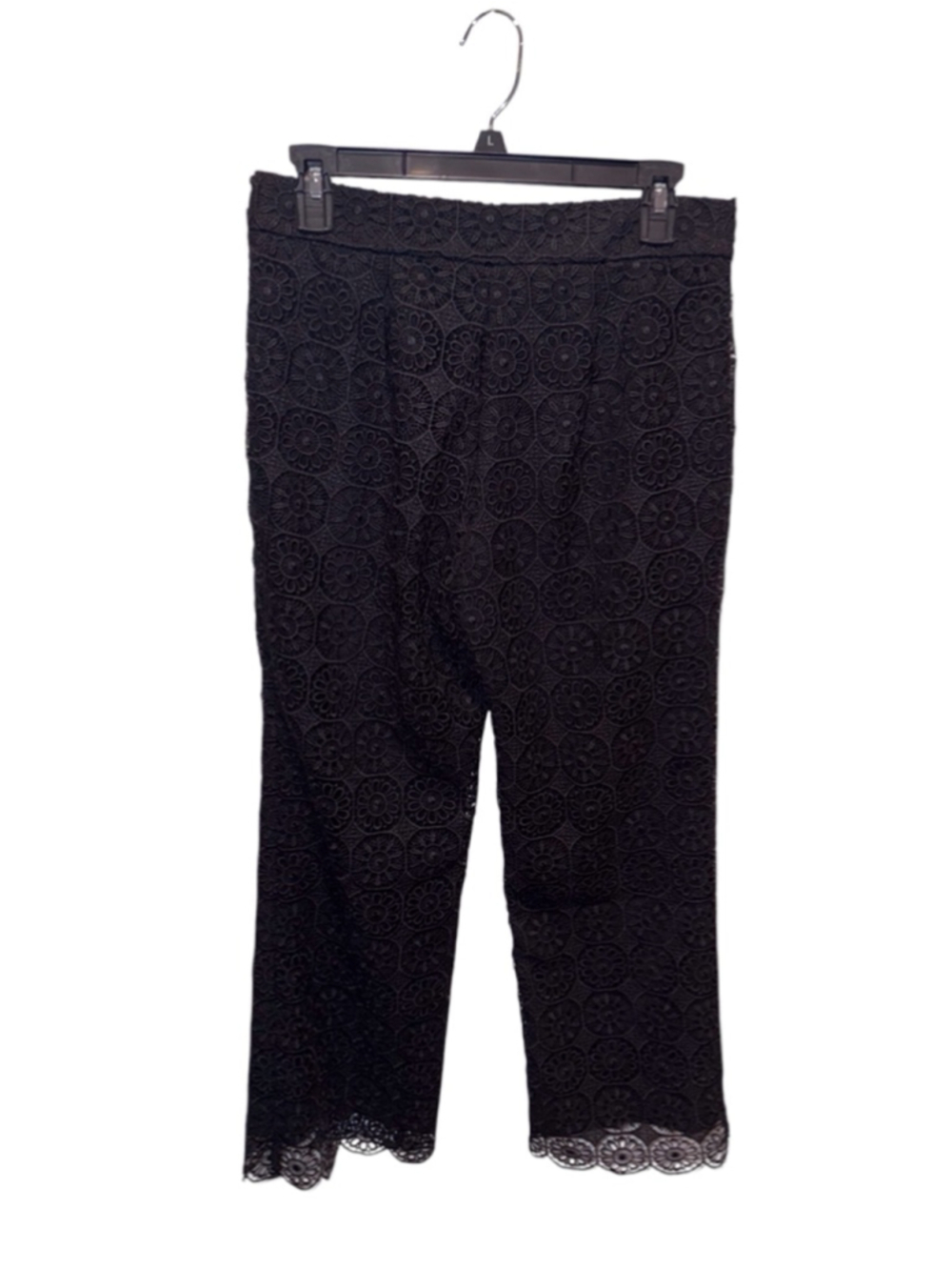Women's Ann Taylor Black Lace Pants Size 4P